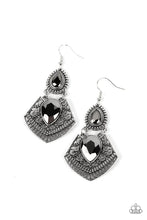 Load image into Gallery viewer, Royal Remix- Silver Earrings- Paparazzi Accessories