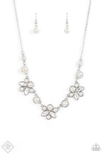 Load image into Gallery viewer, Royally Ever After- White and Silver Necklace- Paparazzi Accessories