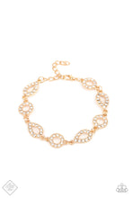Load image into Gallery viewer, Royally Refined- White and Gold Bracelet- Paparazzi Accessories