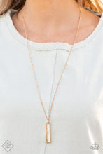Load image into Gallery viewer, Rural Regeneration- White and Gold Necklace- Paparazzi Accessories