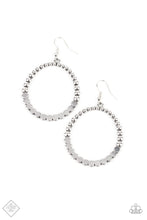 Load image into Gallery viewer, Rustic Society- Silver Earrings- Paparazzi Accessories