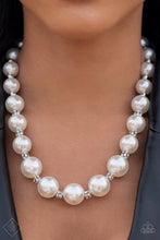 Load image into Gallery viewer, Sail Away With Me- White and Silver Necklace- Paparazzi Accessories