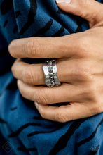 Load image into Gallery viewer, Scintillating Smolder- Silver Ring- Paparazzi Accessories