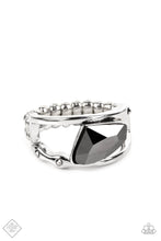 Load image into Gallery viewer, Sculpted Style- Silver Ring- Paparazzi Accessories