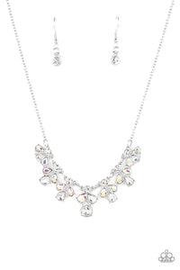 See in a New STARLIGHT- Multicolored Silver Necklace- Paparazzi Accessories