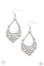 Load image into Gallery viewer, Sentimental Setting- Silver Earrings- Paparazzi Accessories