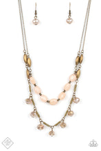 Load image into Gallery viewer, Sheen Season- Brass Necklace- Paparazzi Accessories