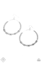 Load image into Gallery viewer, Simple Synchrony- Silver Earrings- Paparazzi Accessories
