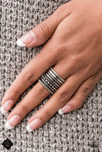 Load image into Gallery viewer, Stacked Odds- Silver Ring- Paparazzi Accessories