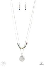 Load image into Gallery viewer, Stunning Supernova- Multicolored Silver Necklace- Paparazzi Accessories