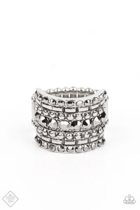 Target Locked- Silver Ring- Paparazzi Accessories