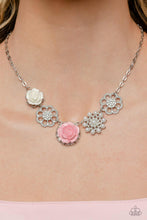 Load image into Gallery viewer, Tea Party Favors- Pink and Silver Necklace- Paparazzi Accessories