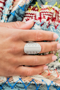 Teeming with Texture- Silver Ring- Paparazzi Accessories