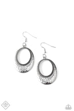 Load image into Gallery viewer, Tempest Texture- Silver Earrings- Paparazzi Accessories