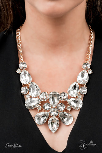 The Bea- White and Gold Necklace- Paparazzi Accessories