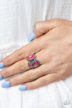 Load image into Gallery viewer, The Charisma Collector- Pink and Silver Ring- Paparazzi Accessories