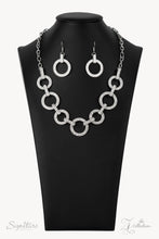 Load image into Gallery viewer, The Missy- White and Silver Necklace- Paparazzi Accessories