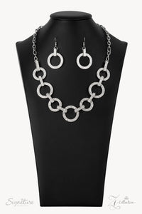 The Missy- White and Silver Necklace- Paparazzi Accessories