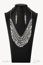 Load image into Gallery viewer, The Nakisha- White and Silver Necklace- Paparazzi Accessories