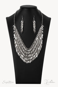 The Nakisha- White and Silver Necklace- Paparazzi Accessories