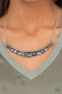 The Only Smoke-Show In Town- Silver Necklace- Paparazzi Accessories