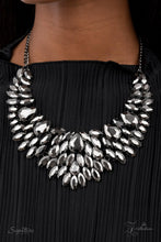 Load image into Gallery viewer, The Tanisha- Silver and Gunmetal Necklace- Paparazzi Accessories