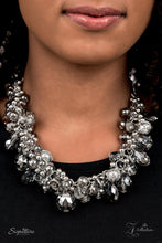 Load image into Gallery viewer, The Tommie- Silver Necklace- Paparazzi Accessories