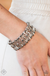 Thematic Twinkle- Silver Bracelet- Paparazzi Accessories