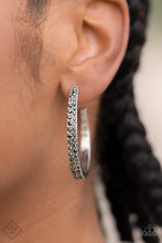 Load image into Gallery viewer, Tick, Tick, BOOM!- Silver Earrings- Paparazzi Accessories