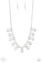 Load image into Gallery viewer, Top Dollar Twinkle- White and Silver Necklace- Paparazzi Accessories