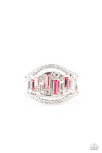 Load image into Gallery viewer, Treasure Chest Charm- Pink and Silver Ring- Paparazzi Accessories