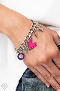 Turn Up The Charm- Multicolored Bracelet- Paparazzi Accessories