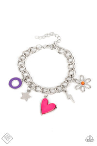 Turn Up The Charm- Multicolored Bracelet- Paparazzi Accessories