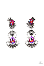 Load image into Gallery viewer, Ultra Universal- Pink and Silver Earrings- Paparazzi Accessories