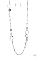 Load image into Gallery viewer, Unapologetic Flirt- Pink and Silver Necklace- Paparazzi Accessories