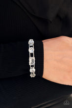 Load image into Gallery viewer, Uniquely Untapped- White and Silver Bracelet- Paparazzi Accessories