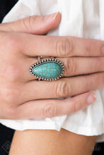 Load image into Gallery viewer, Urban Elements- Blue and Silver Ring- Paparazzi Accessories