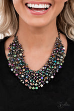 Load image into Gallery viewer, Vivacious- Multicolored Gunmetal Necklace- Paparazzi Accessories