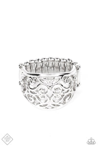 WISTFUL Thinking- Silver Ring- Paparazzi Accessories