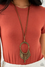 Load image into Gallery viewer, You Wouldn&#39;t FLARE!- Brass Necklace- Paparazzi Accessories